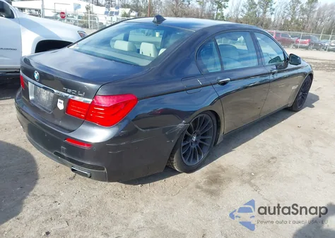 2011 BMW 750Li z USA, uszkodzony, nr VIN WBAKB8C54BCY66596